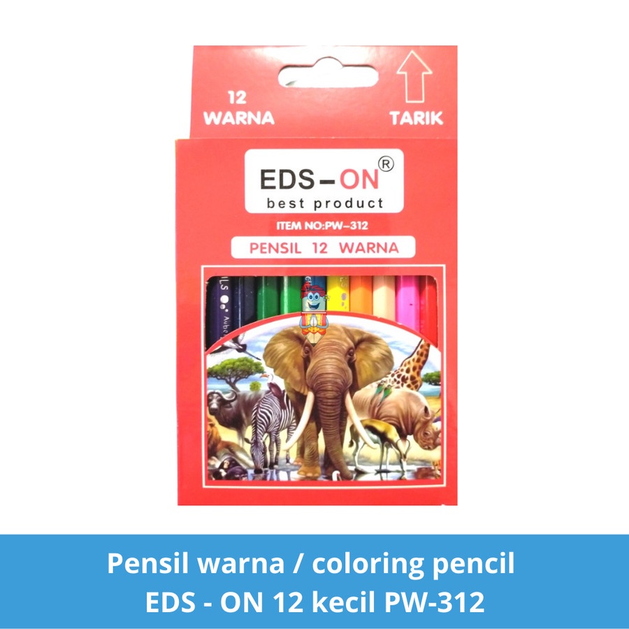 

Pensil warna / coloring pencil EDS - ON 12 kecil PW-312