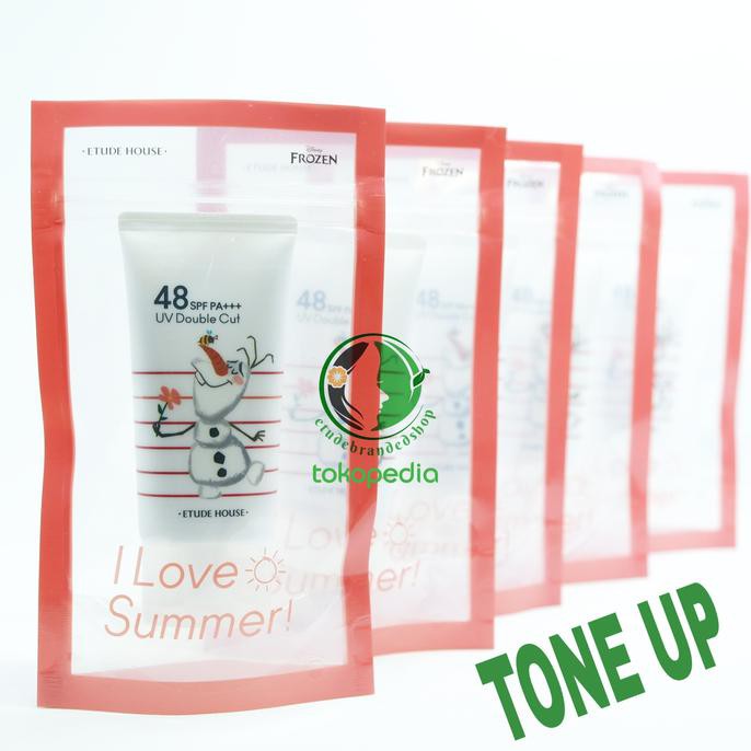 OLAF Etude House UV Double Cut Moisture TONE UP Sun FLuid SPF 48 PA+