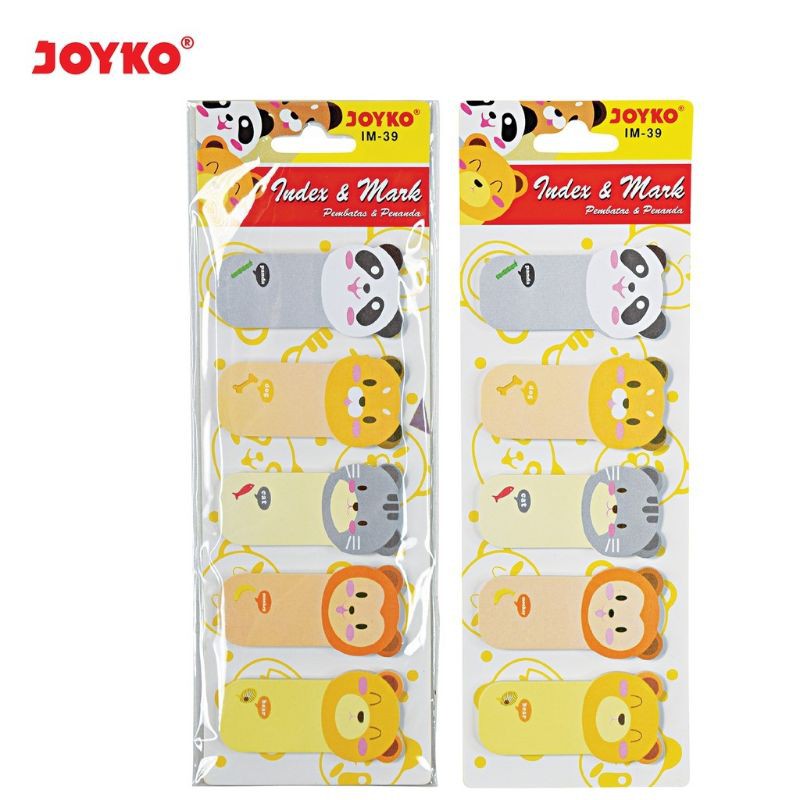 

Index Pembatas/Penanda Halaman Lucu Motif Animal IM-39 Joyko