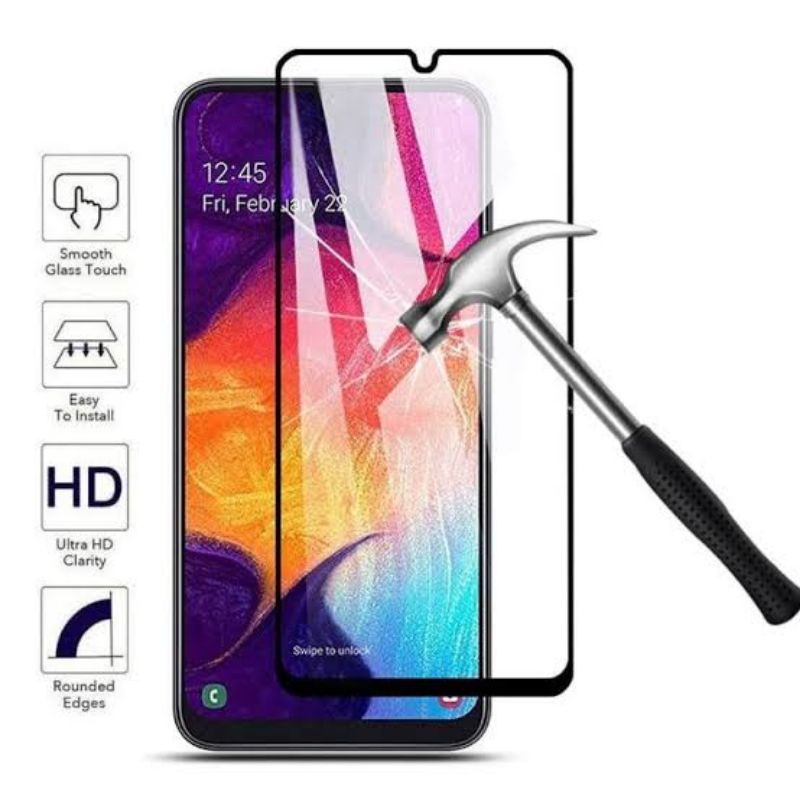 Tempered glass samsung A02/A02S/A03/A03S/A03 CORE/A50S/A30S/M30S/A20/A30/A50 full cover