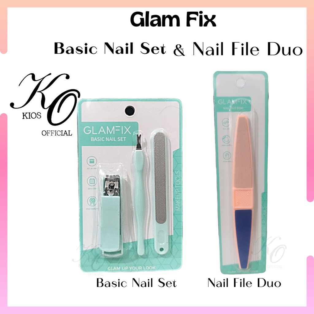 Glam Fix Basic Nail Set &amp; Nail File Duo