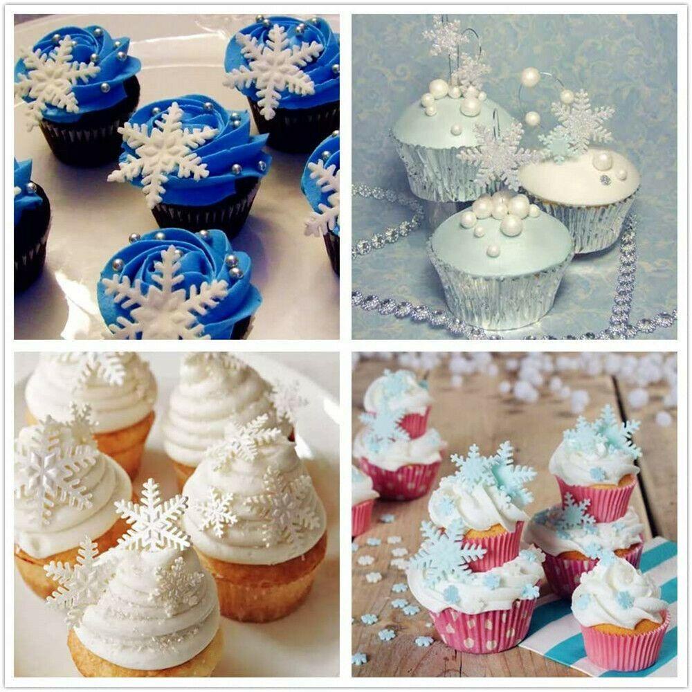 Cetakan Kue / Permen Bentuk Snowflake Untuk Dekorasi Natal