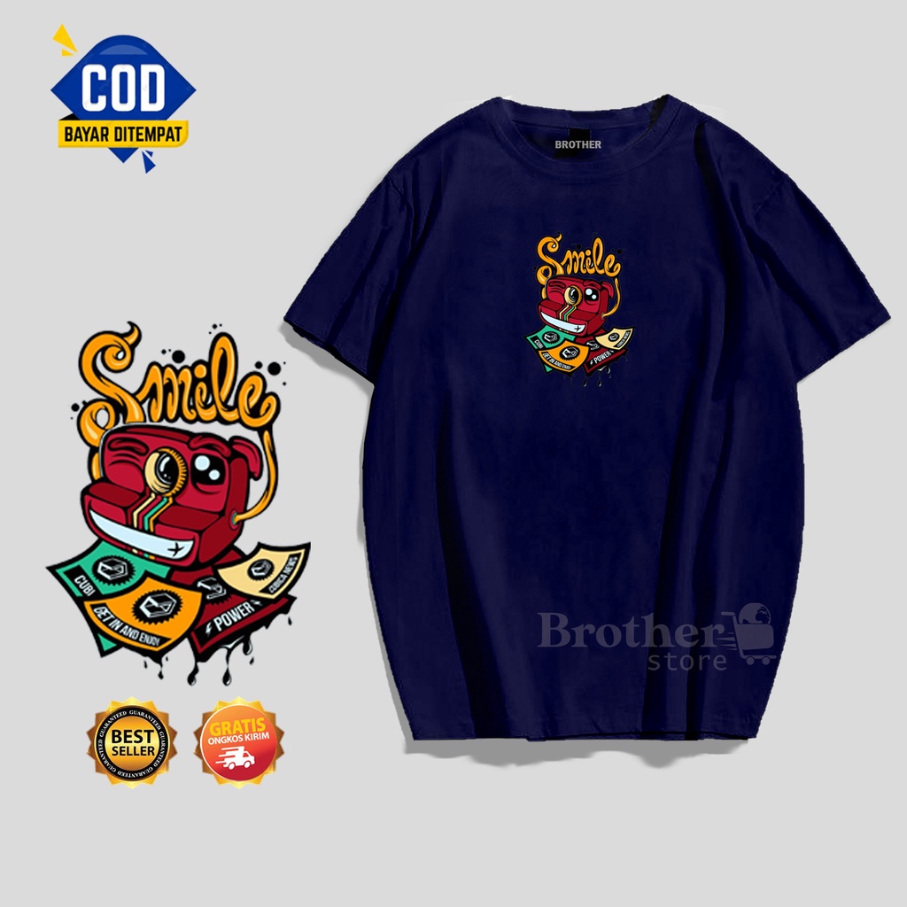 BROTHER STORE - Kaos Distro Pria - KAOS COWOK CEWEK - Kaos Kata Kata - ArticelSMLE Premium