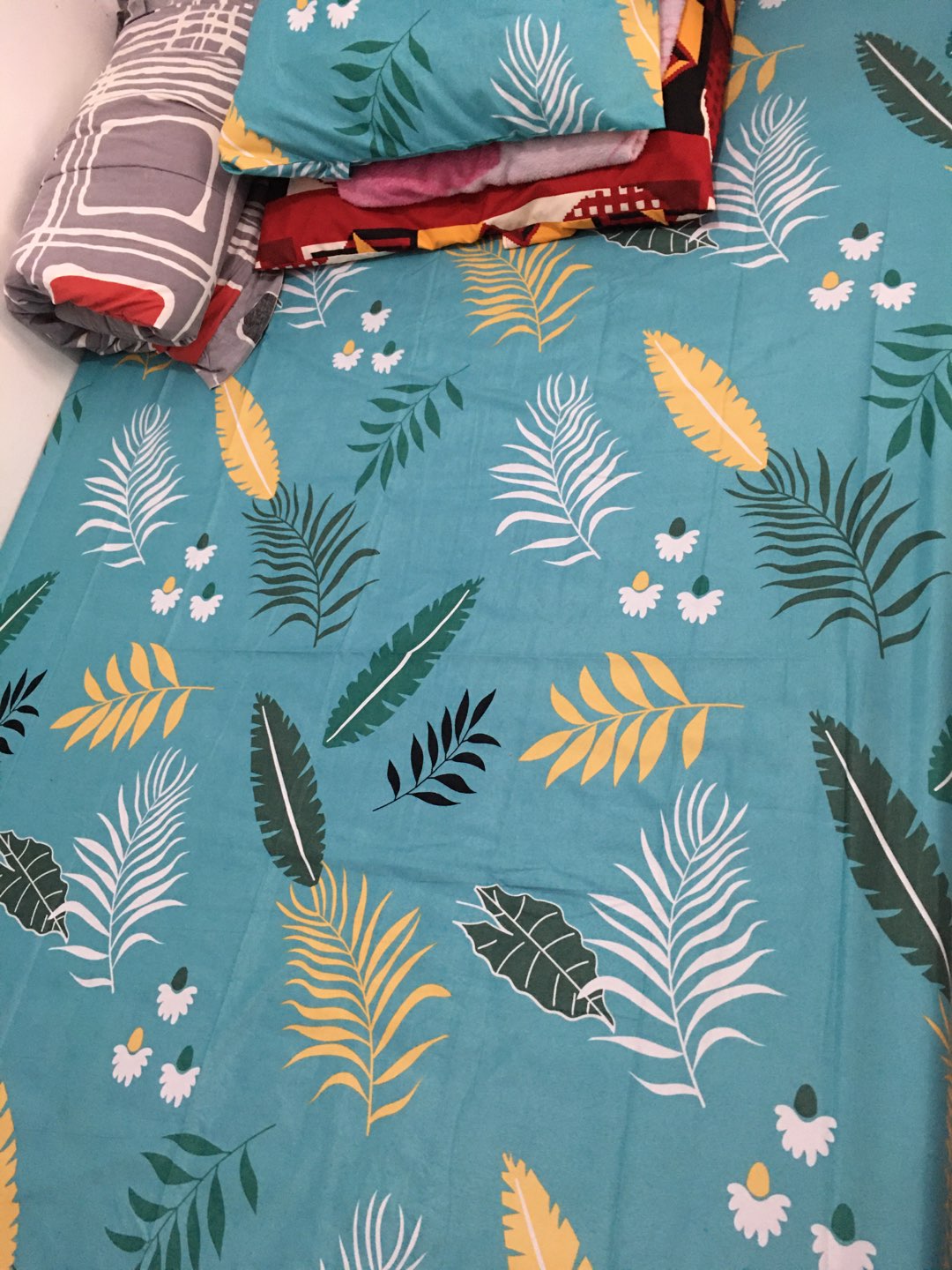 Sprei Hm Motif Tosca Leaf