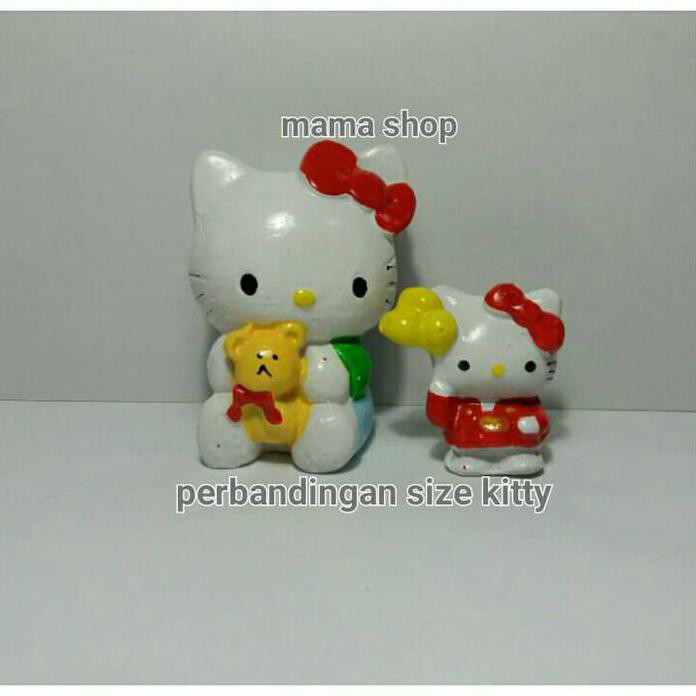 Miniatur Figure Figur Hello Kitty Hiasan Kue Topper Ultah