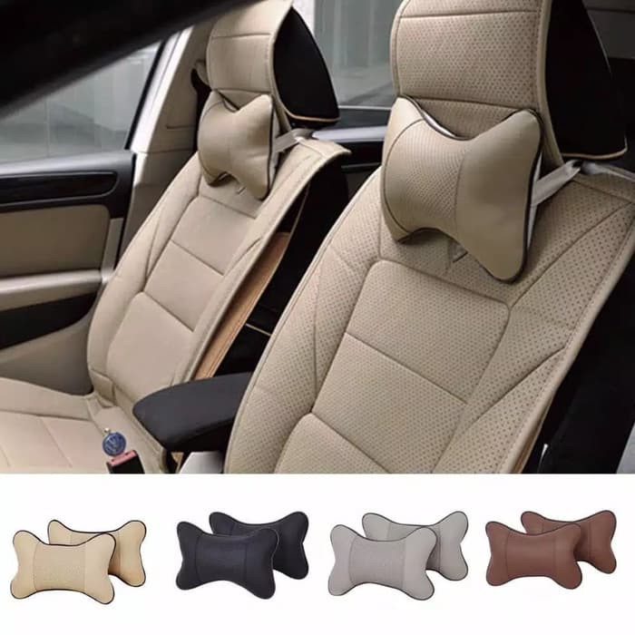 Bantal Mobil Premium Empuk Kulit Sintetis Dll