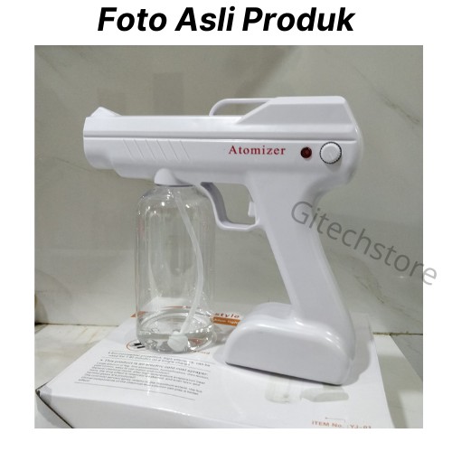 Nano Spray Gun Portable Disinfectant Spray Wireless 800ml Semprotan Desinfektan