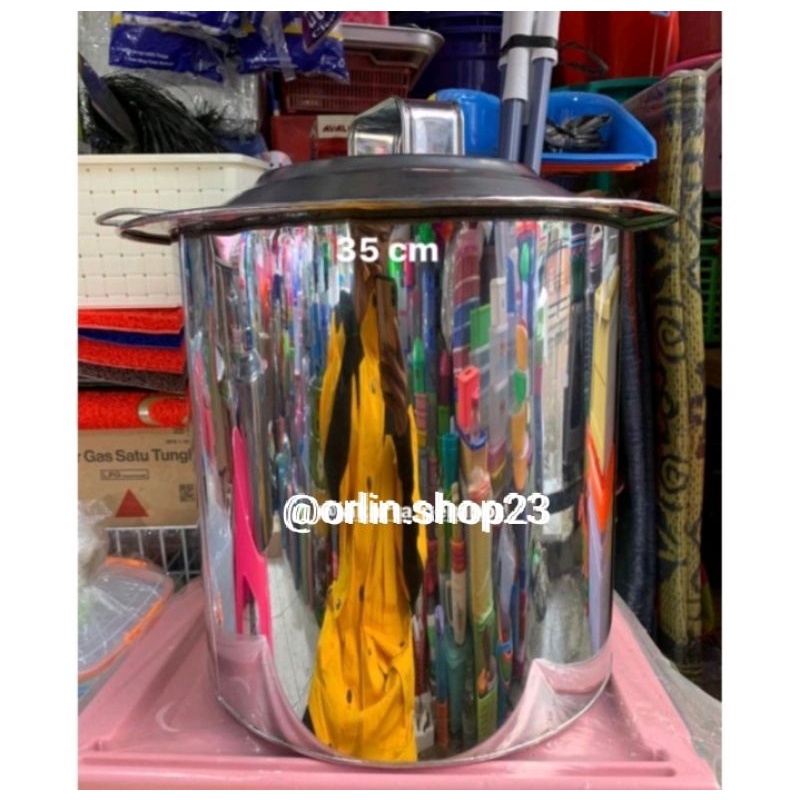 Dandang Mie Ayam ukuran 35 cm/ Dandang Mie Pangsit Stainless / Dandang Mie Sekat