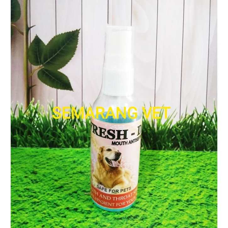 Penghilang Bau Mulut Anjing Pembersih Mulut Anjing Penyegar Mulut Anjing FRESH D 60ML