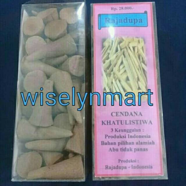 Buhur/Dupa kerucut Rajadupa Cendana Khatulistiwa