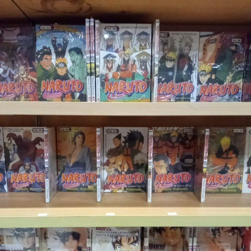 komik naruto seri lengkap, komik cabutan, original, hqrga special