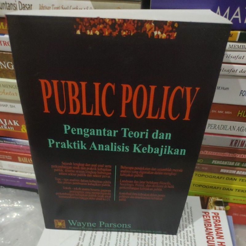 

Public Policy by Wayne parsons