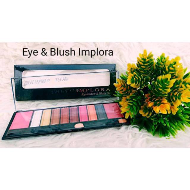 IMPLORA - Eye Shadow &amp; Blush On Implora Make up Kit Palette