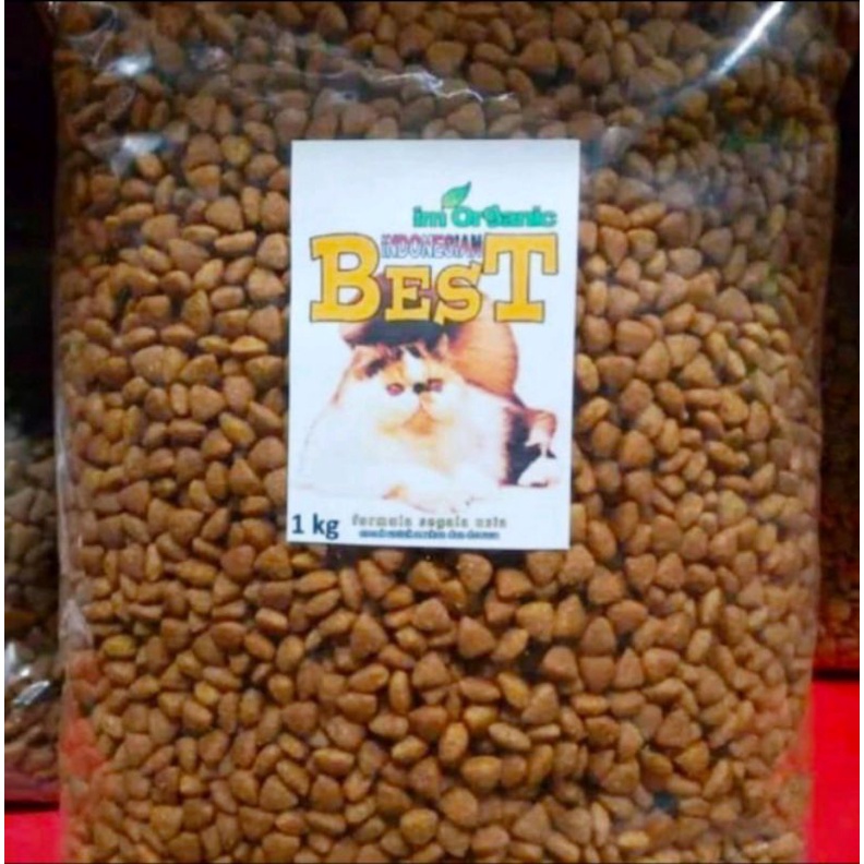 Im Organic Best kemasan 1kg - Makanan Kucing Kering 1kg