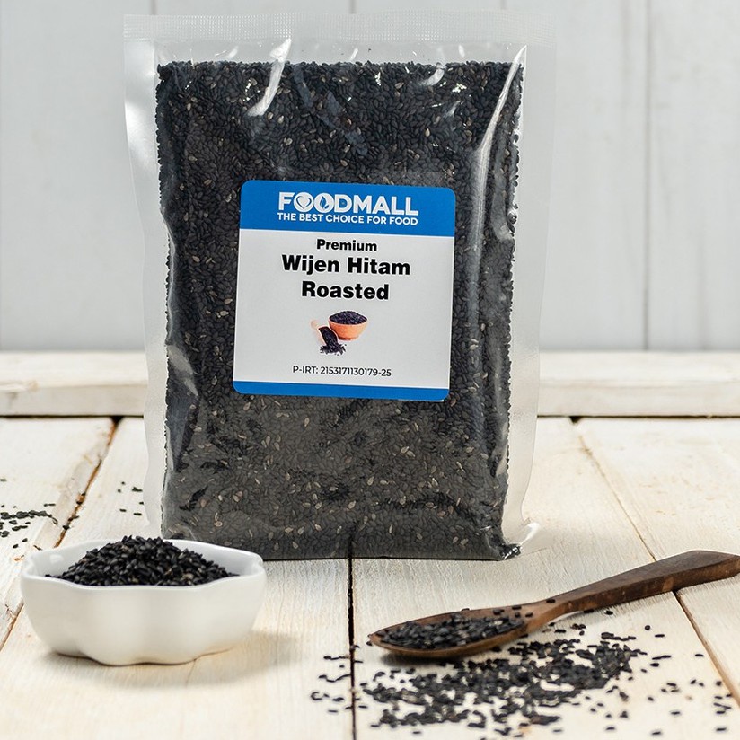 Wijen Hitam PANGGANG 250 gram / Black Sesame Roasted