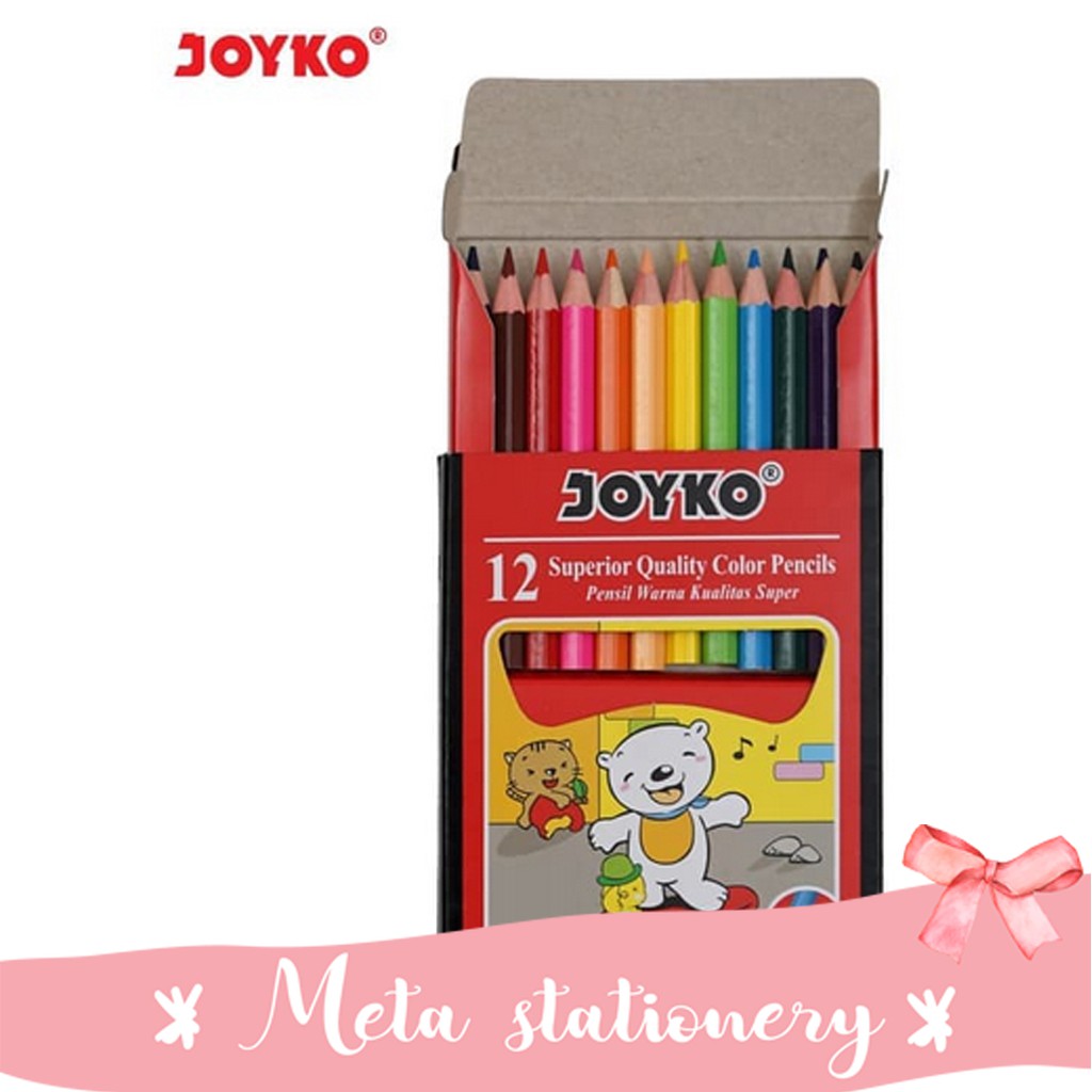 

Color Pencil / Pensil Warna Joyko CP-S12 / 12 Warna Pendek