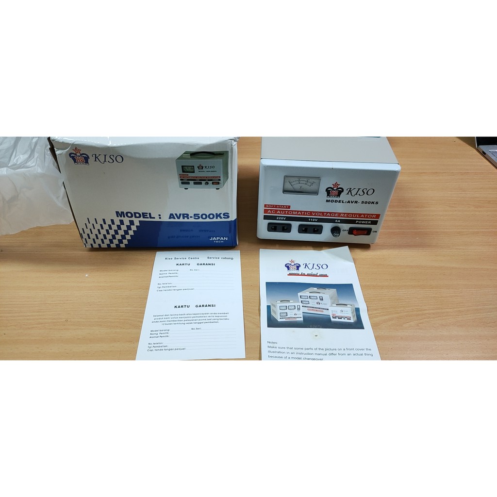 Stabilizer Stavolt Stabiliser KISO LISTRIK SVC 500N 500 VA/500W