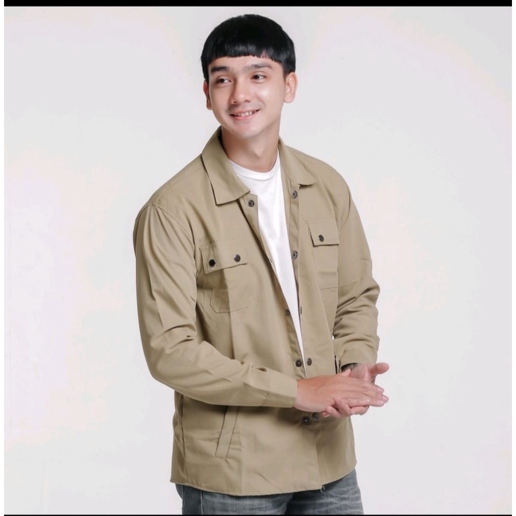 YANG LAGI HITS DICARI GAN Termurah Xman James Man Kemeja Pria Cowo Kantor Kasual Formal Lengan I.625