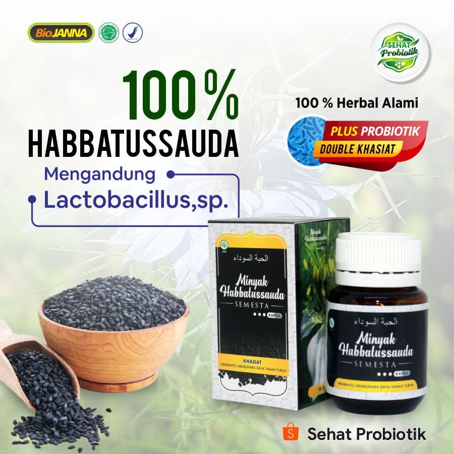 Habbatussauda Plus Probiotik - Habbatussauda Kapsul – Kapsul Habbatussauda
