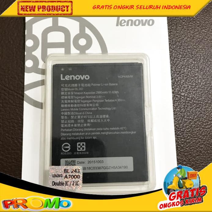 TERBARU ORIGINAL BATERAI LENOVO A7000A A7000-A A7000 A BOLEH RESELLER