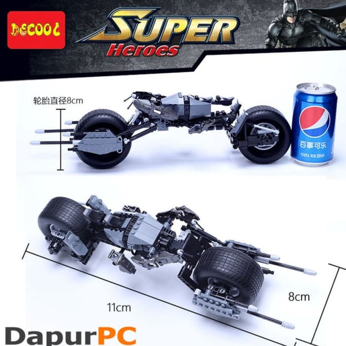 Lego Decool 7115 Black Knight Bat-Pod Super Heroes Batman Action Figur