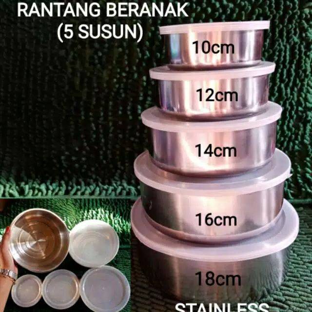 Rantang beranak / RANTANG SUSUN STAINLESS / RANTANG STAINLESS TUTUP / RANTANG BERANAK