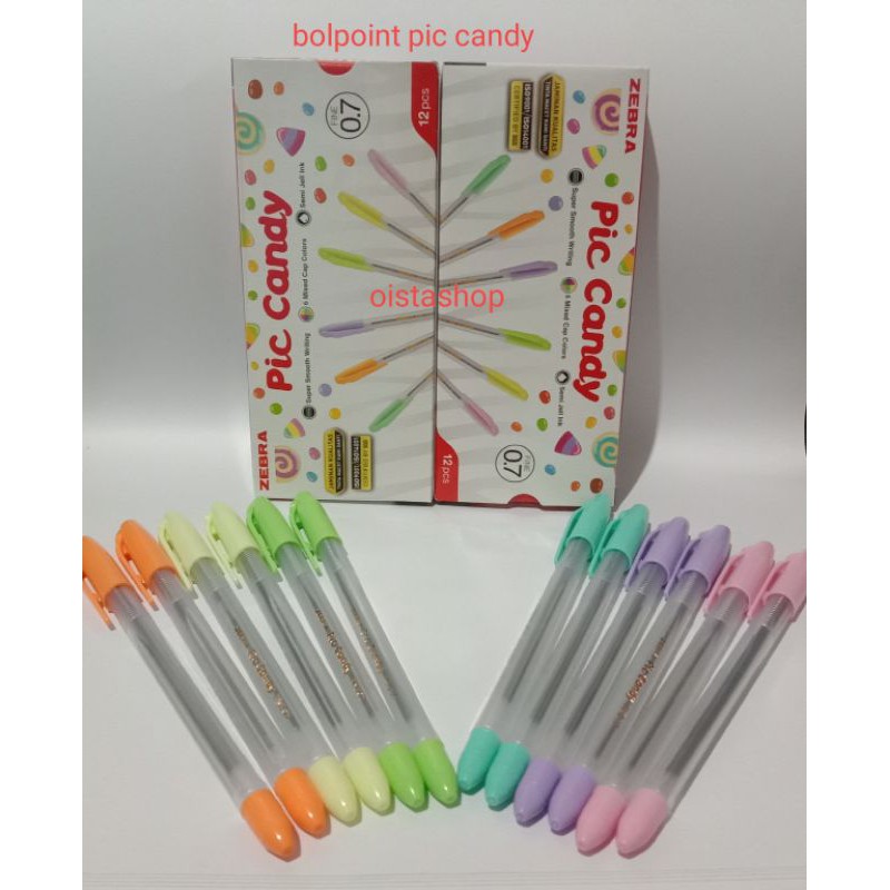 Bolpen zebra pic candy