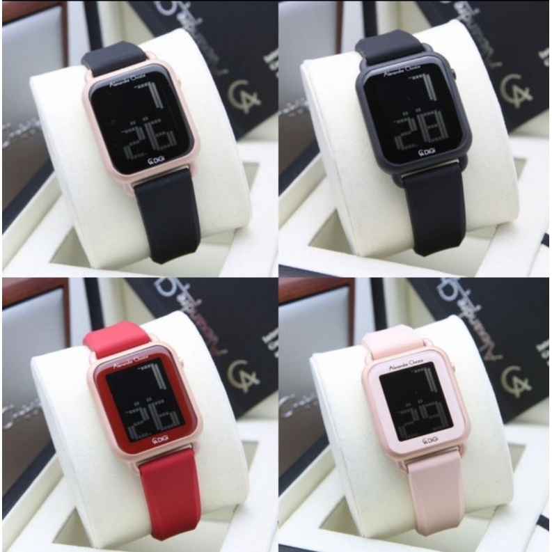 jam tangan wanita original ALEXANDRE CHRISTIE AC9332LD DIGI ROSEGOLD PINK