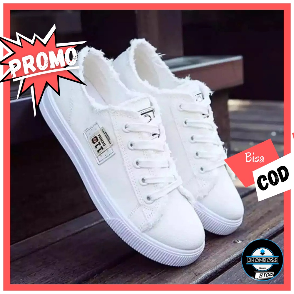Sepatu cewek sepatu cewe sneakers putih wanita sepatu putih hitam, sneaker cewek sneakers cewek, spa