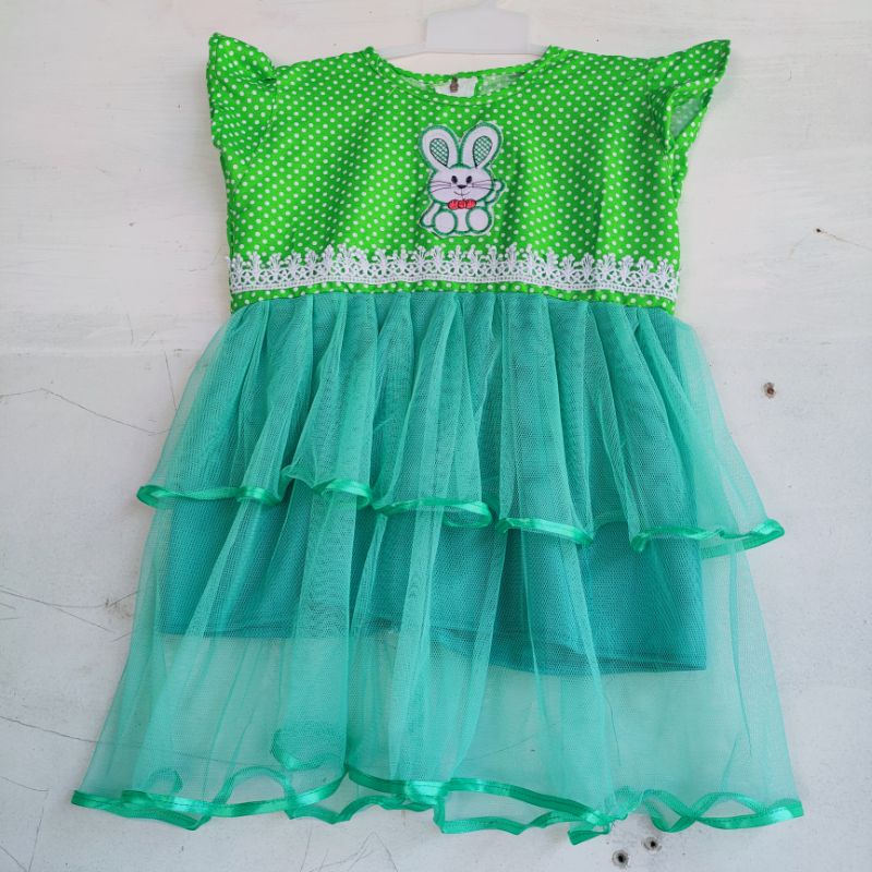 dress anak cewek perempuan 1  2,5 tahun ( dress tutu anisa )