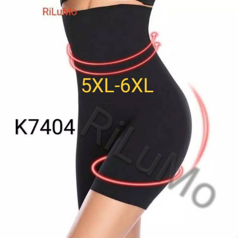 RiLuMo Korset Celana 5XL 6XL High Waist Jumbo Big Size Besar Import Pengecil Perut Pelangsing Sepaha