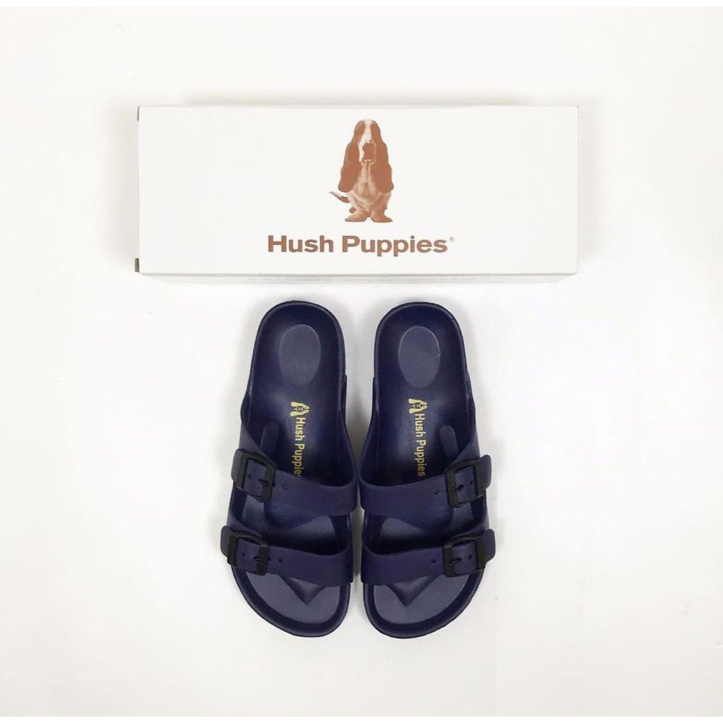 Sandal Korean Style Hush Puppies Sendal Cowok Sandal Pria Slipon