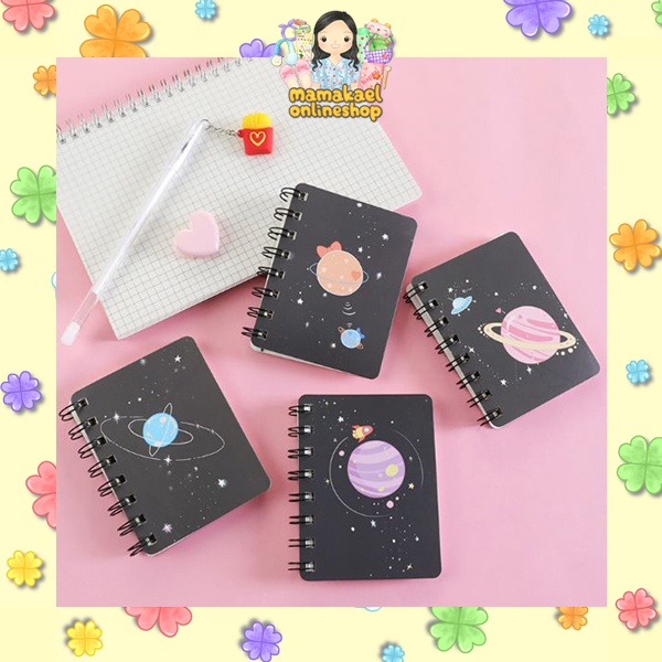 

MK1043 BUKU TULIS MINI MEMO FANTASY PLANET CATATAN NOTEBOOK CUTE LUCU IMPORT