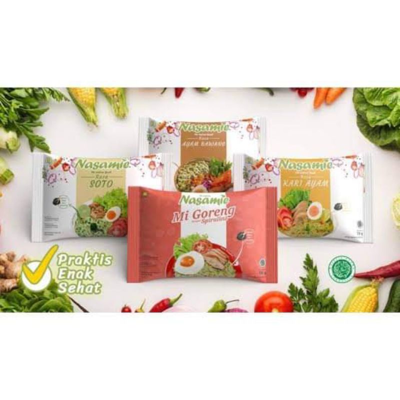 

Nasami Mi Istan Dengan 4 Varian Rasa (1 paket isi 5 bungkus)