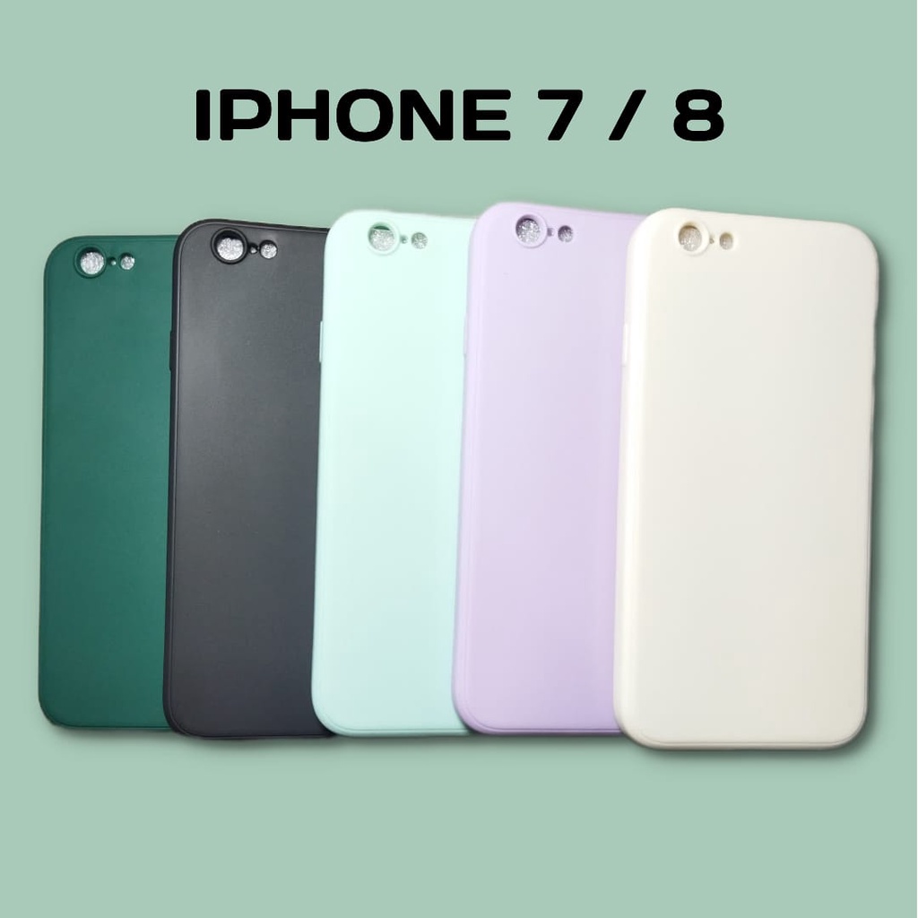 CASE MACARON IPHONE 7 / 8 | CASE  IPHONE  | CASE MACARON | CASE SQUARE EDGE | CASE LUCU | SOFTCASE H