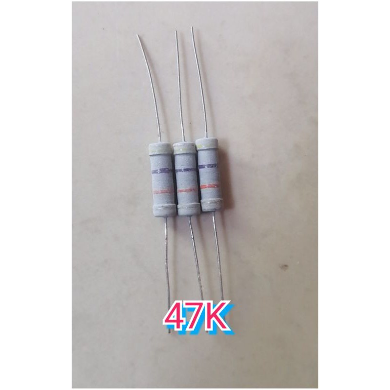 1, pcs, RESISTOR 47k,  2wat,5%