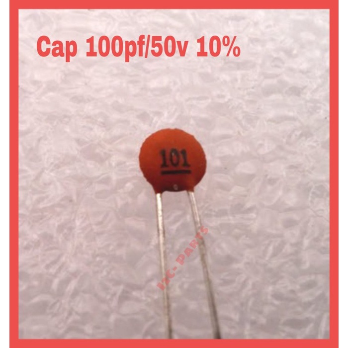 101 100pF 50v 100pf Ceramic Capacitor Multilayer Kapasitor Non Polar C