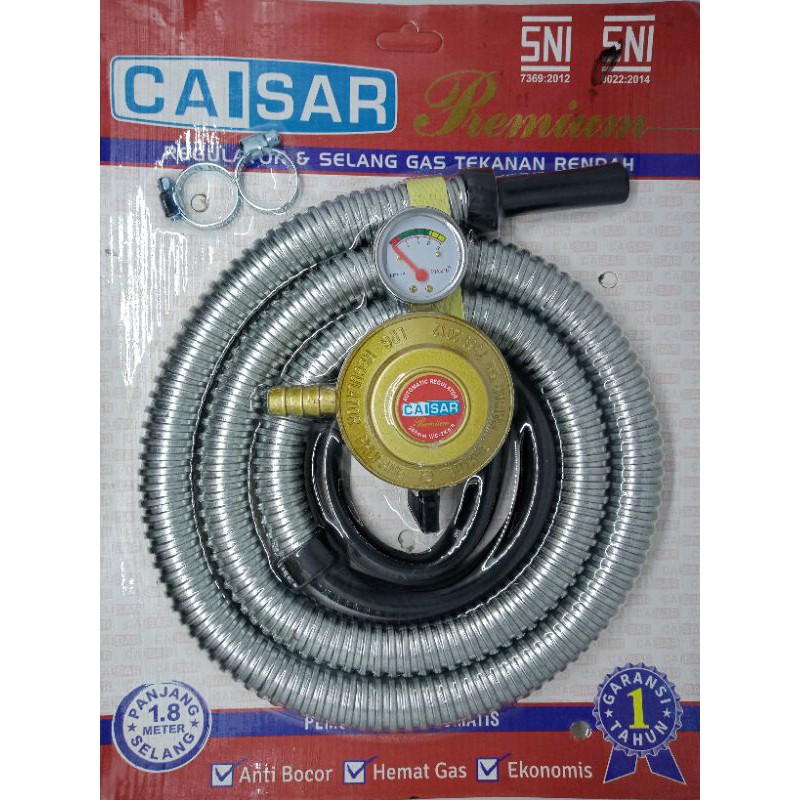 Regulator Gas Plus Selang Caisar LPG Elpiji