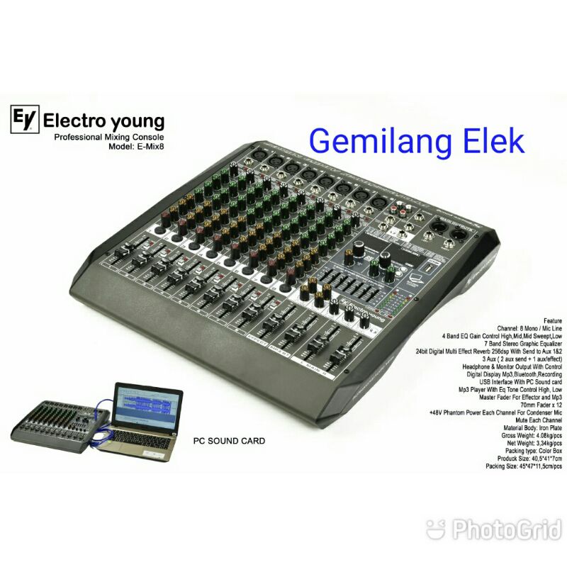 Mixer Electro Young E Mix8 Original