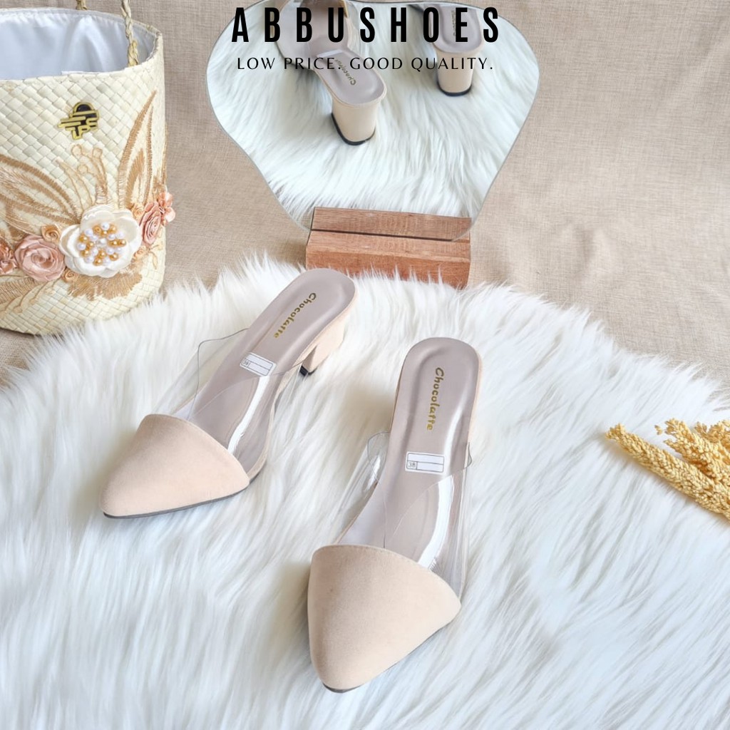 COD ABBUSHOES AMT 05 SEPATU HAK MIKA TERBARU CANTIK