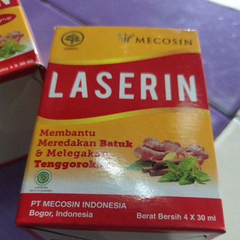 LASERIN 4 BOTOL *30 ML,SATU BOX