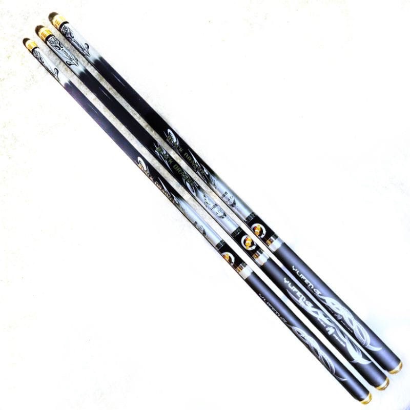 Joran Tegek King Catfish Black Dragon Spesial 360 450 540 Bahan Carbon Ringan