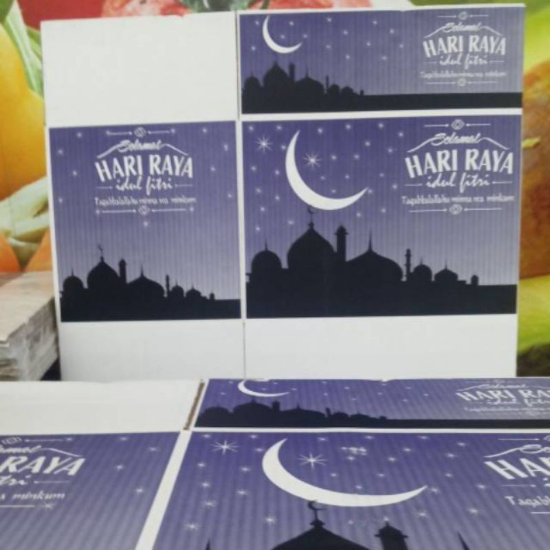 

Murah,Terlaris...!! Kardus parcel lebaran minimal 5pcs M 41x29x29