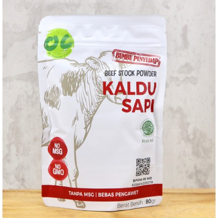 

Bumbu Penyedap BEEF STOCK POWDER - Kaldu Sapi 80 gr (NON MSG / TANPA MSG)