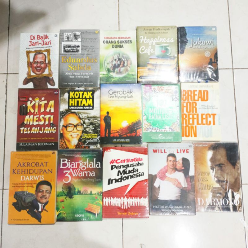 OBRAL BUKU INSPIRASI / INSPIRATIF / INSPIRASIONAL / KITA MESTI TELANJANG / DI BALIK JARI - JARI / ORIGINAL #5C-1