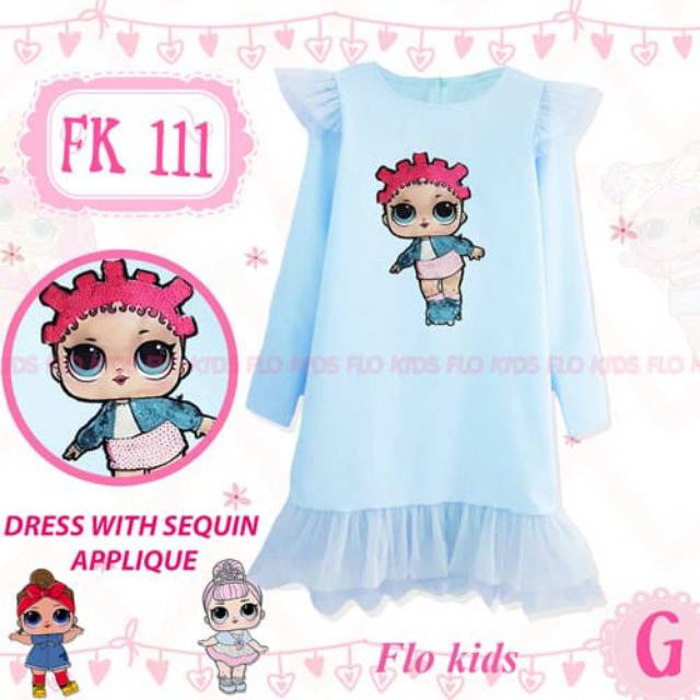 Dress lol sequin FK 111 G