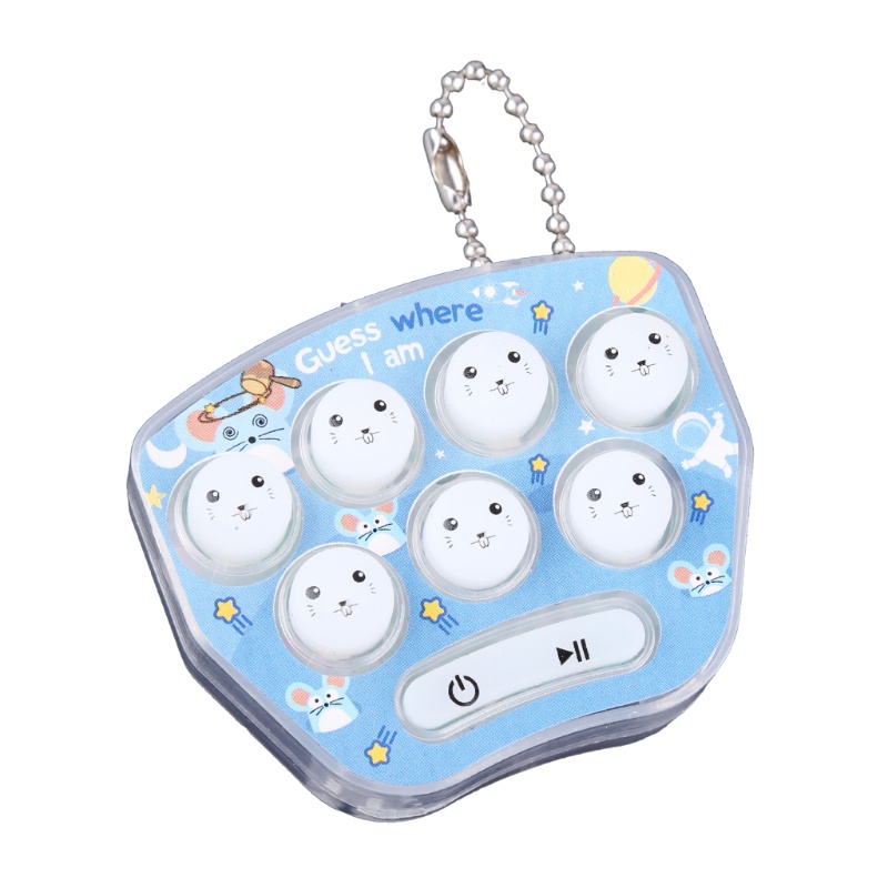 Mary Gantungan Kunci Game Tombol Hamster Interaktif Anak Fidget Relieve