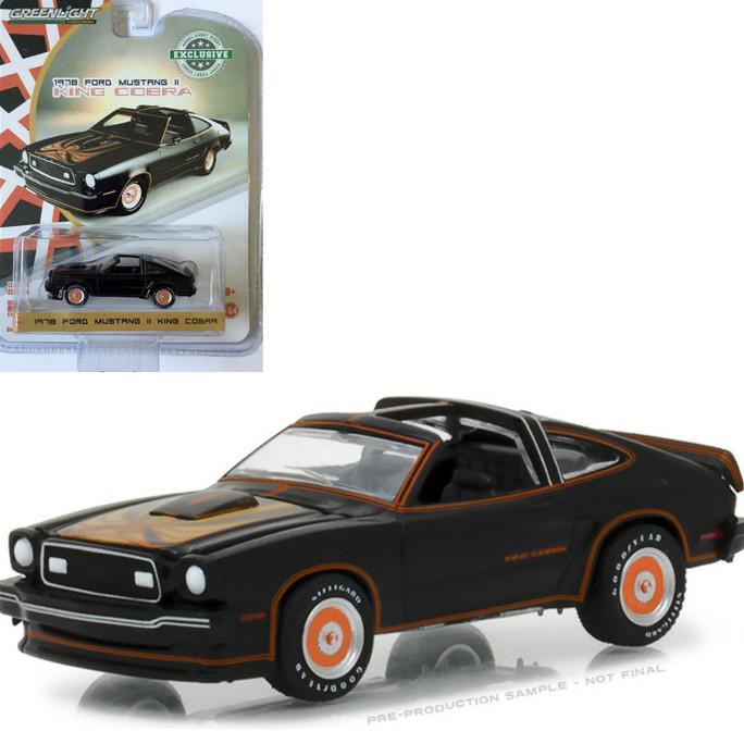 PROMO Greenlight 1/64 1978 FORD MUSTANG II KING COBRA