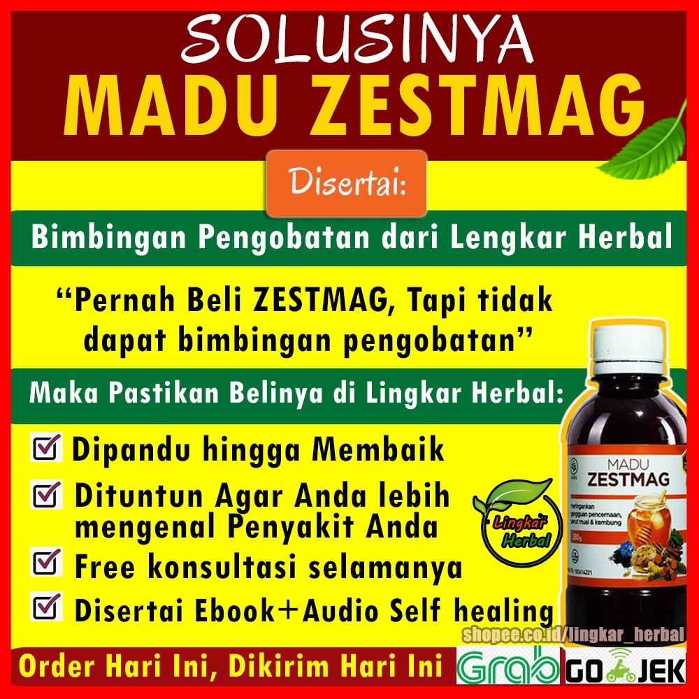 Madu Zestmag Zetmag Zetsmag Original Asli Herbal Asam Lambung Maag Gerd Anxiety Zestmaag Zetmagh Zesmag Zetmaag