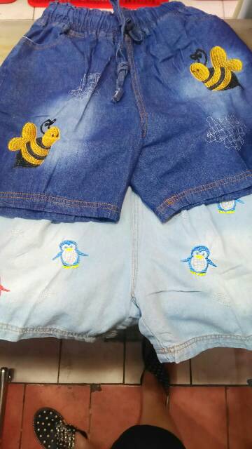 Hotpants Karet Jeans ABG Free Size